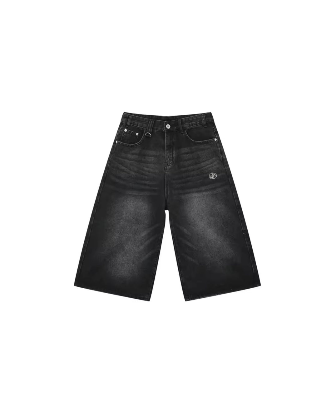 Interlocking Denim Jorts